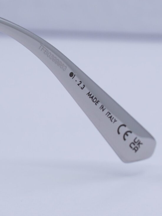 Dior 30MONTAIGNE M1U F0A6 Shield Rimless Sunglasses - Silver / Grey main image 7